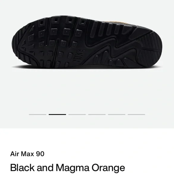 Nike Air Max 90 Volcanos “Black & Magma Orange” - Picture 7 of 9